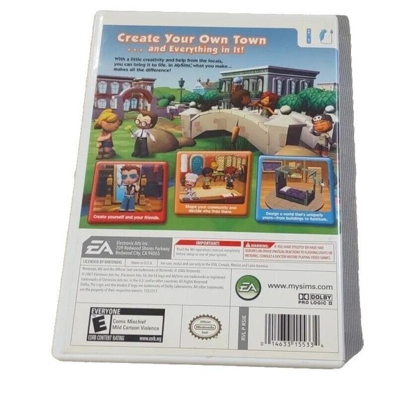 MySims (Nintendo Wii, 2007) *TESTED* - Picture 2 of 4